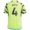 Dječji - Dres + Kratke Hlače Arsenal White 4 Gostujući 23/24