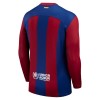 Nogometni Dres FC Barcelona Domaći 23/24 Dugi rukav