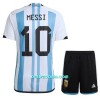 Dječji - Dres + Kratke Hlače Argentina 3 Star MESSI 10 Domaći SP 2022