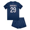 Dječji - Dres + Kratke Hlače Paris Saint-Germain Bradley Barcola 29 Domaći 24/25