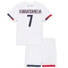Dječji - Dres + Kratke Hlače Paris Saint-Germain Kvaratskhelia 7 Gostujući 24/25