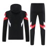 Komplet trenirke za treniranje Manchester United Hoodie 24/25 Crna