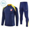 Dječji - Komplet trenirke za treniranje Atlético Madrid Četvrt-Zip 25/26 Navy