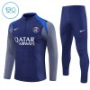Dječji - Komplet trenirke za treniranje Paris Saint-Germain Četvrt-Zip 25/26 Navy