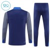 Dječji - Komplet trenirke za treniranje Paris Saint-Germain Četvrt-Zip 25/26 Navy