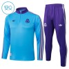 Dječji - Komplet trenirke za treniranje Real Madrid Četvrt-Zip 25/26 Plava