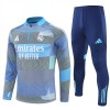 Komplet trenirke za treniranje Real Madrid Četvrt-Zip 25/26 Plava