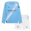 Dječji - Dres + Kratke Hlače Manchester City Domaći 25/26 Dugi rukav