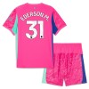 Dječji - Dres + Kratke Hlače Manchester City Ederson M. 31 Golmanski 25/26 Ružičasta