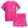 Dječji - Dres + Kratke Hlače Manchester City Ederson M. 31 Golmanski 25/26 Ružičasta