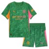 Dječji - Dres + Kratke Hlače Manchester City Golmanski 25/26 Zelena