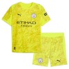 Dječji - Dres + Kratke Hlače Manchester City Golmanski 25/26 Žuta