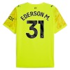Nogometni Dres Manchester City Ederson M. 31 Golmanski 25/26 Žuta