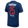 Dječji - Dres + Kratke Hlače Paris Saint-Germain 1 Star Champions of Europe Domaći 24/25