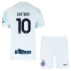 Dječji - Dres + Kratke Hlače Inter Milan Lautaro Martinez 10 Gostujući 25/26