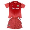 Dječji - Dres + Kratke Hlače Aston Villa Golmanski 25/26 Crvena