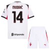 Dječji - Dres + Kratke Hlače AC Milan Modrić 14 Gostujući 25/26