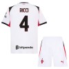 Dječji - Dres + Kratke Hlače AC Milan Ricci 4 Gostujući 25/26