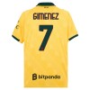 Nogometni Dres AC Milan Gimenez 7 Treći 25/26