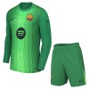 Dječji - Dres + Kratke Hlače FC Barcelona Golmanski 25/26 Dugi rukav