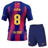 Dječji - Dres + Kratke Hlače FC Barcelona Pedri 8 Domaći 25/26