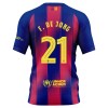 Nogometni Dres FC Barcelona Frenkie de Jong 21 Domaći 25/26
