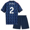 Dječji - Dres + Kratke Hlače Arsenal Saliba 2 Gostujući 25/26