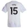 Nogometni Dres Manchester United Yoro 15 Gostujući 25/26