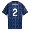 Nogometni Dres Arsenal Saliba 2 Gostujući 25/26
