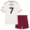 Dječji - Dres + Kratke Hlače Arsenal Saka 7 Treći 25/26