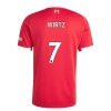 Dječji - Dres + Kratke Hlače Liverpool Wirtz 7 Domaći 25/26