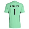 Nogometni Dres Liverpool A. Becker 1 Golmanski 25/26 Zelena