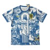 Nogometni Dres Brazil 2025 Plava Specifična