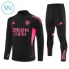 Dječji - Komplet trenirke za treniranje Arsenal Četvrt-Zip 25/26 Crna