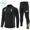 Dječji - Komplet trenirke za treniranje Juventus Četvrt-Zip 25/26 Crna