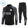 Dječji - Komplet trenirke za treniranje Paris Saint-Germain Četvrt-Zip 25/26 Crna