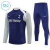 Dječji - Komplet trenirke za treniranje Tottenham Hotspur Četvrt-Zip 25/26 Navy