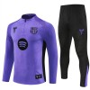 Komplet trenirke za treniranje FC Barcelona Četvrt-Zip 25/26 Ljubičasta