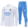 Komplet trenirke za treniranje Real Madrid Četvrt-Zip 25/26 Bijela