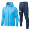 Manchester City Komplet jakne za trening s kapuljačom 25/26 Plava