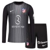 Dječji - Dres + Kratke Hlače Atlético Madrid Golmanski 25/26 Crna Dugi rukav