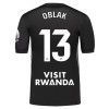 Dječji - Dres + Kratke Hlače Atlético Madrid Oblak 13 Golmanski 25/26 Crna