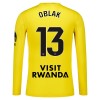 Nogometni Dres Atlético Madrid Oblak 13 Golmanski 25/26 Žuta Dugi rukav