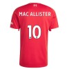 Nogometni Dres Liverpool Mac Allister 10 Domaći 25/26