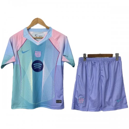 Dječji - Dres + Kratke Hlače Barcelona 25/26 Plava Specifična Dječji - Dres + Kratke Hlače Barcelona 25/26 Plava Specifična