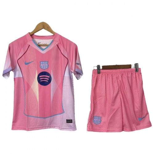 Dječji - Dres + Kratke Hlače Barcelona 25/26 Ružičasta Specifična Dječji - Dres + Kratke Hlače Barcelona 25/26 Ružičasta Specifična
