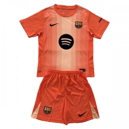 Dječji - Dres + Kratke Hlače FC Barcelona Golmanski 25/26 Naranča Dječji - Dres + Kratke Hlače FC Barcelona Golmanski 25/26 Naranča