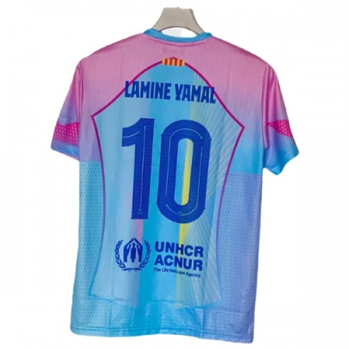 Nogometni Dres Barcelona Lamine Yamal 10 25/26 Plava Specifična Nogometni Dres Barcelona Lamine Yamal 10 25/26 Plava Specifična