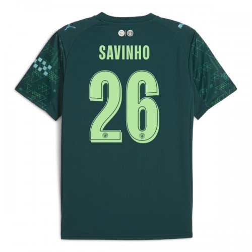 Nogometni Dres Manchester City Savinho 26 Četvrta EA Sport 25/26 Nogometni Dres Manchester City Savinho 26 Četvrta EA Sport 25/26