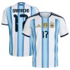 Nogometni Dres Argentina Garnacho 17 Domaći SP 2026